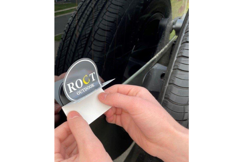 ROCT Circle sticker Gray