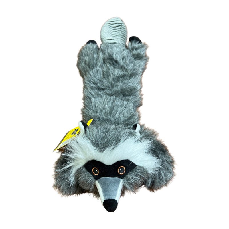 Curious Raccoon Dog Toy Unstuffed