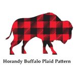 Buffalo Plaid with wording