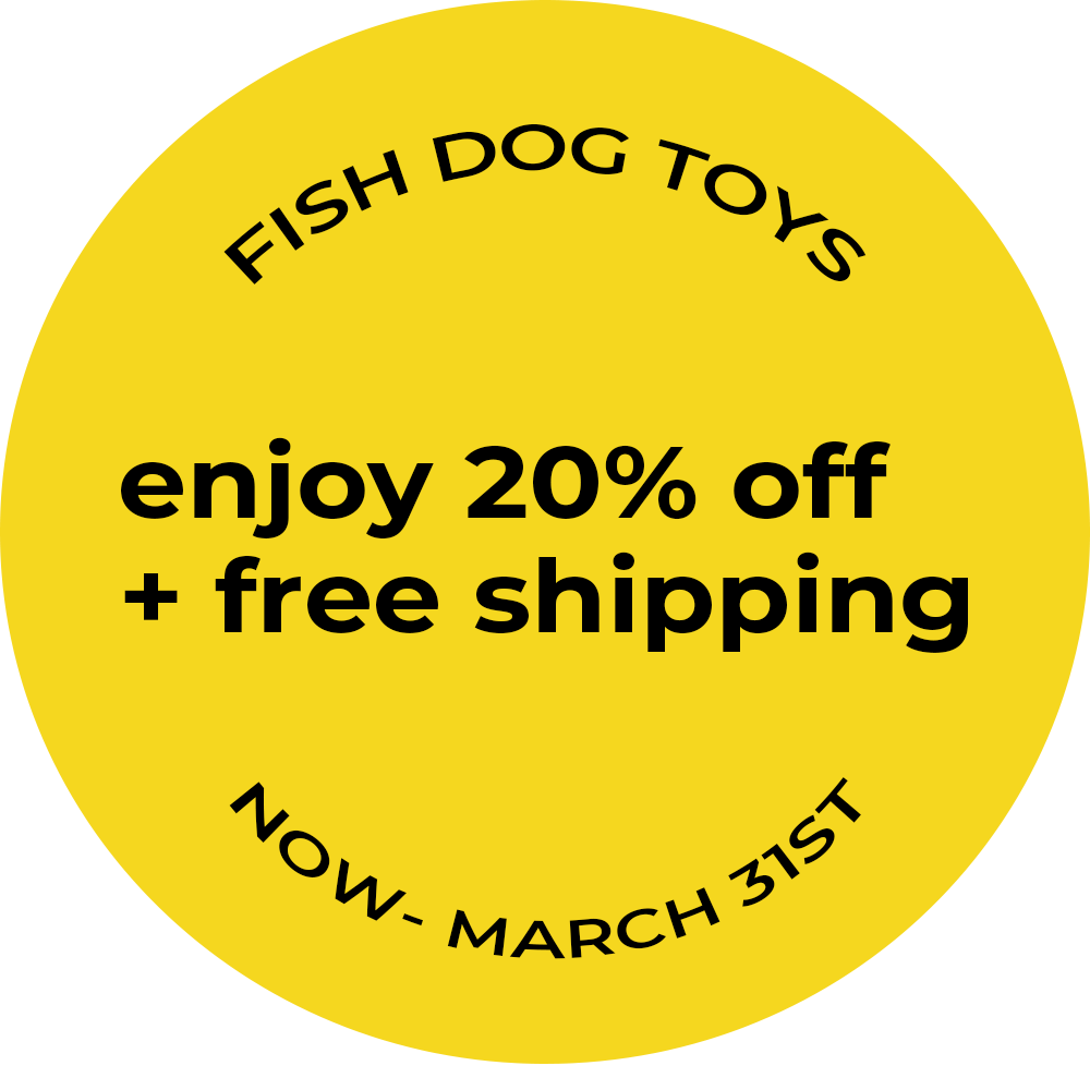 20% off Fish Dog Toys & Free Shipping